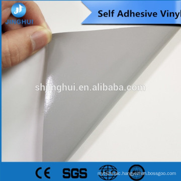 Removable 1.07*50m 9mic 140g Liner Paper grey glue printing self adhesive vinyl for Smooth walls